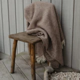 Magnus Coastal Shetland Throw - Cocoa