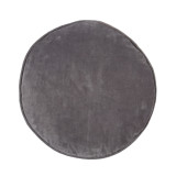 Velvet / Cotton Round Cushion by Linens & More