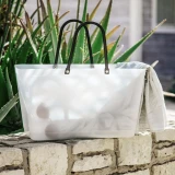 Hinza Green Plastic (Eco Friendly) Bag by Hinza