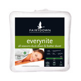 King Everynite All Seasons Duck Down & Feather Duvet Inner by Fairydown