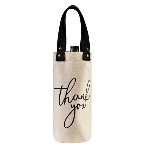 Thank You Wine Carrier by Linens and More