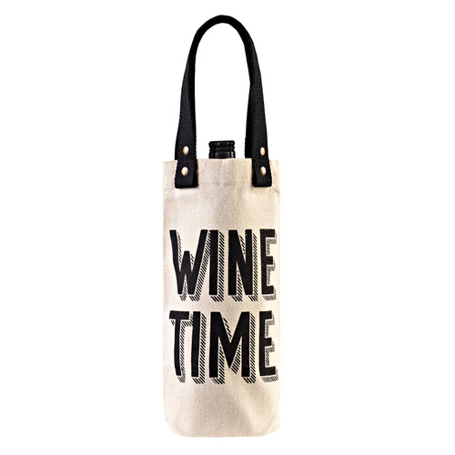 Wine Time Wine Carrier by Linens and More