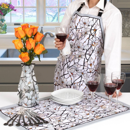 Tiffany Magnolia Window Apron by Modgy