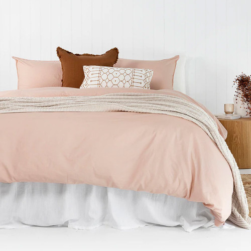 Rosewater Temple Organic Cotton Duvet Cover Set by Bambury