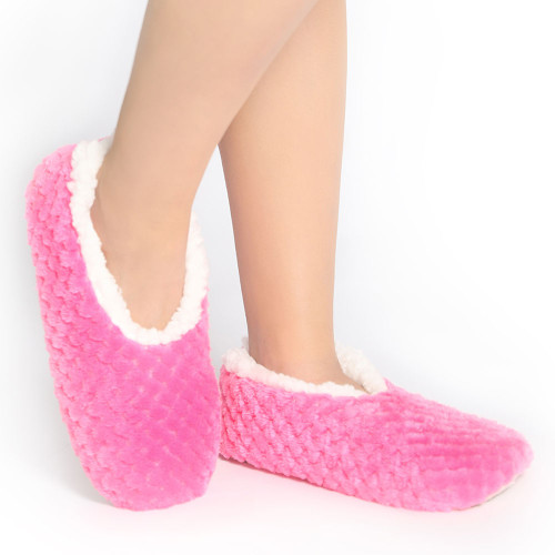 Women's Soft Petal Pink Slippers by SnuggUps