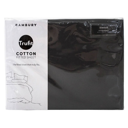 Trufit Charcoal Sheet Set by Bambury