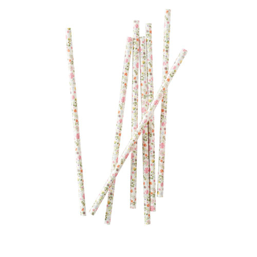 Ditsy Floral Straws