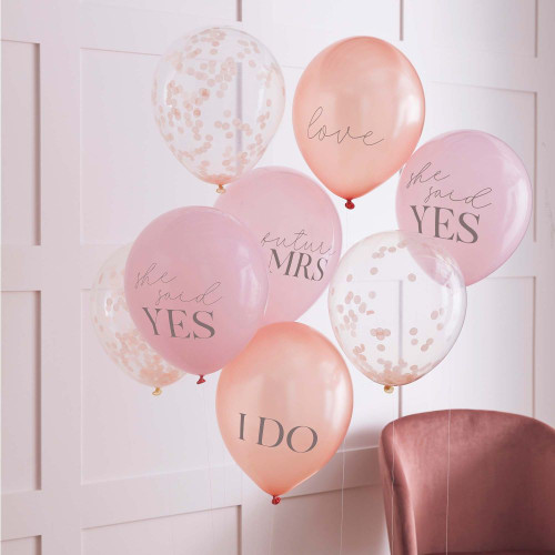 Hen Party Slogan & Confetti Balloons