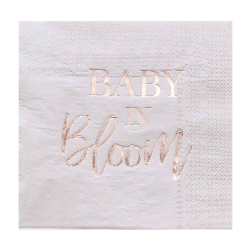 Baby in Bloom Lunch Napkins