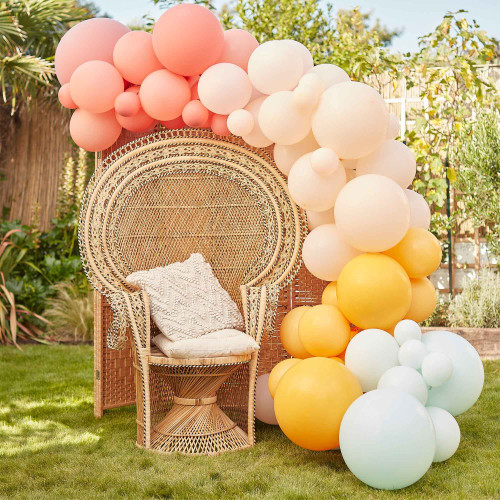 Balloon Arch Muted Pastel