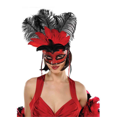 Temptation Feather Mask - Adult