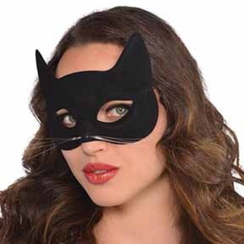 Feline Black Mask - Adult