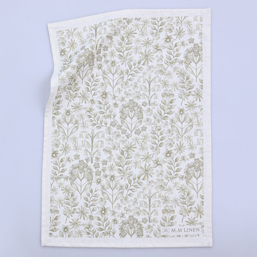 Lill Sage Tea Towel by MM Linen