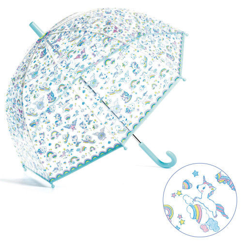 Transparent Unicorn Umbrella