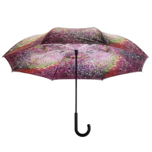 Monet Garden Reverse Cover Umbrella by Galleria