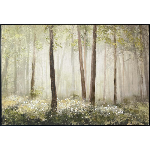 Serene Canvas W/Black Frame by Linens and More