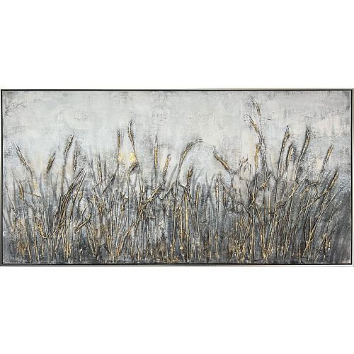 Harvest Canvas W/ Silver Frame by Linens and More