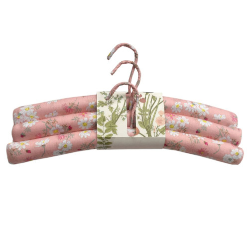 Marguerite Padded Coat Hangers Set of 3 by Linens and More
