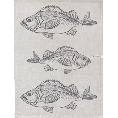 Kaimoana/ Ika Tea Towel by Linens and More