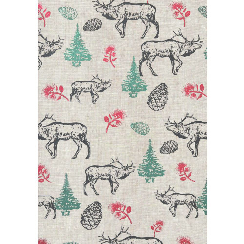 Kiwi Hunt II Tea Towel by Linens and More