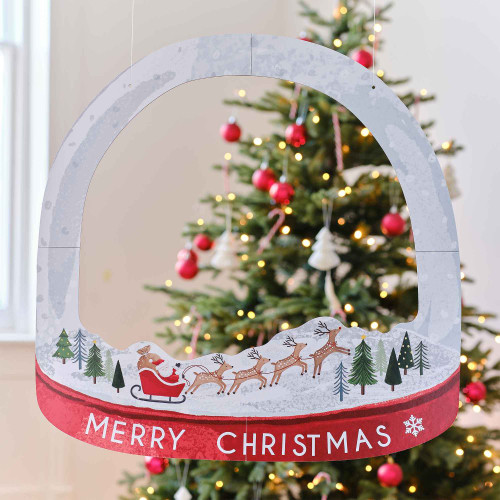 Christmas Customisable Photo Booth Frame