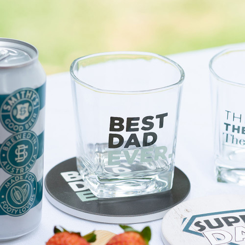 Best Dad Whisky Glass by Splosh