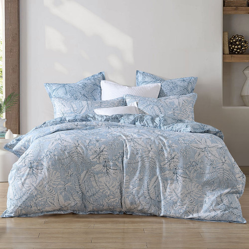 Laka Denim Duvet Cover Set by Logan and Mason