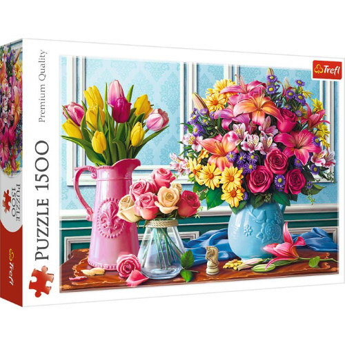 Trefl "1500" - Flower in vases