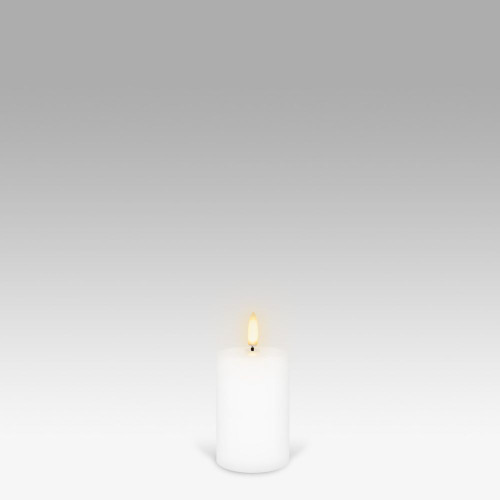 Pillar LED Candle White by Uyuni - 5 X 7.6cm