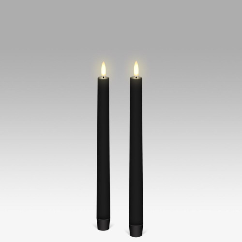Taper LED Candle Black by Uyuni