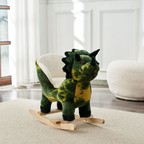 Plush Dino Rocker Chair by Little Dreams