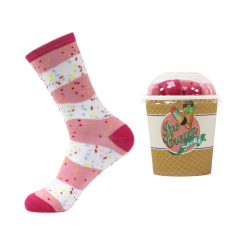 Pink/White Ice Cream Socks by outta SOCKS