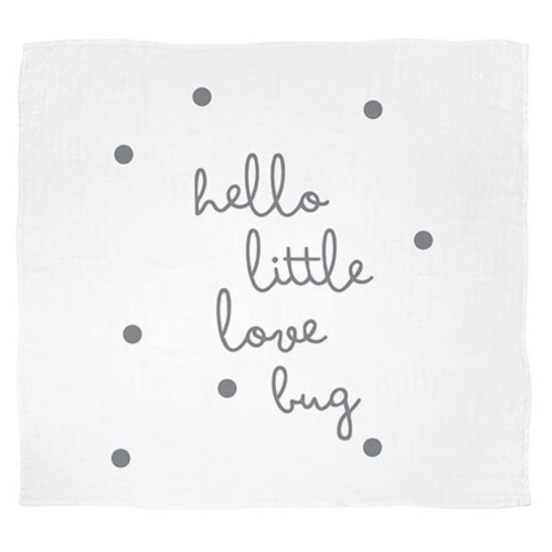 Love Bug Face to Face Swaddle Blanket by Stephan Baby