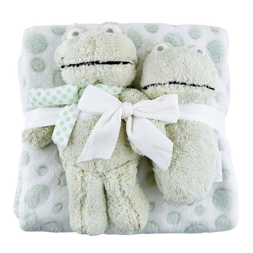 Frog Blanket Toy Set by Stephan Baby