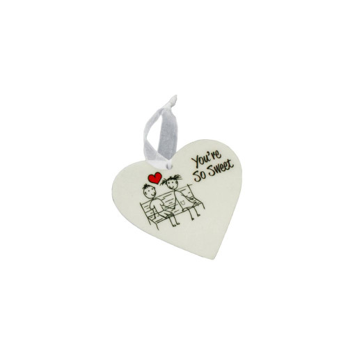 Little People Heart Plaque - You're So Sweet by Vanillaware