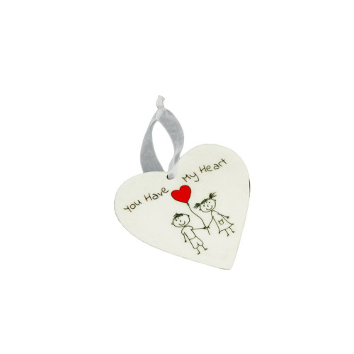 Little People Heart Plaque - You Have My Heart by Vanillaware