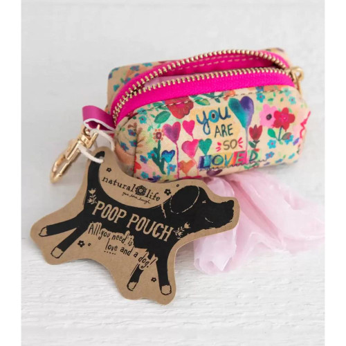 You Are So Loved Doggie Poop Bag Pouch by Natural Life