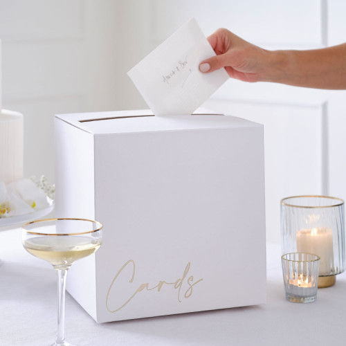 Modern Luxe Wedding Card Box