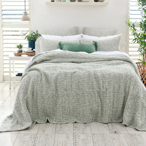 Livie Mist Bedspread Set by MM Linen