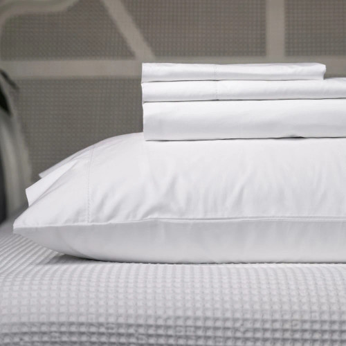 500TC Percale Sheet Set