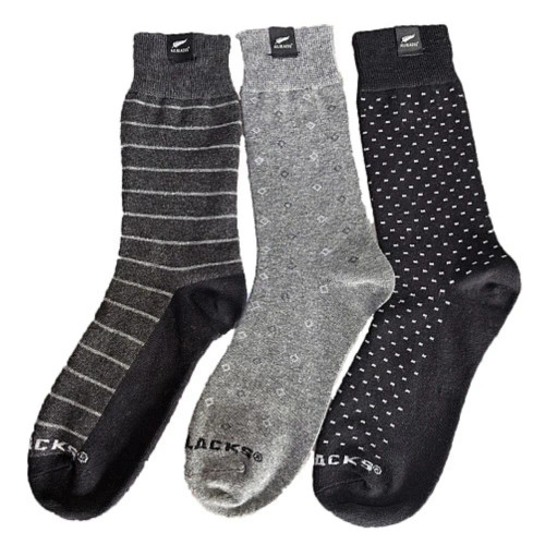 All Black Business Socks - 3pk