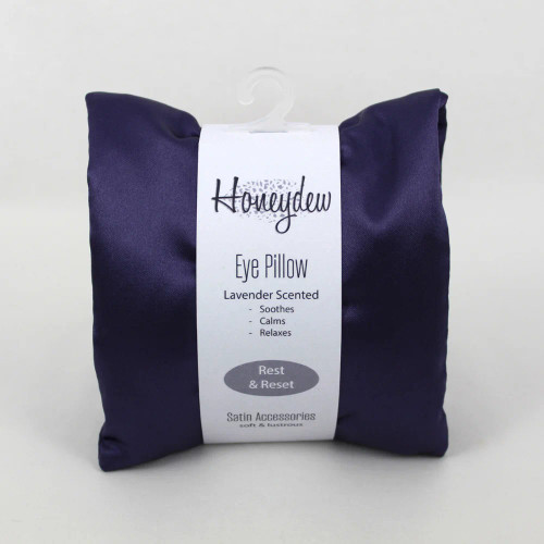 Satin Eye Pillow By Honeydew - Deep Purple