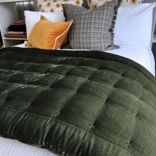 Pin Velvet by Seneca - Cypress