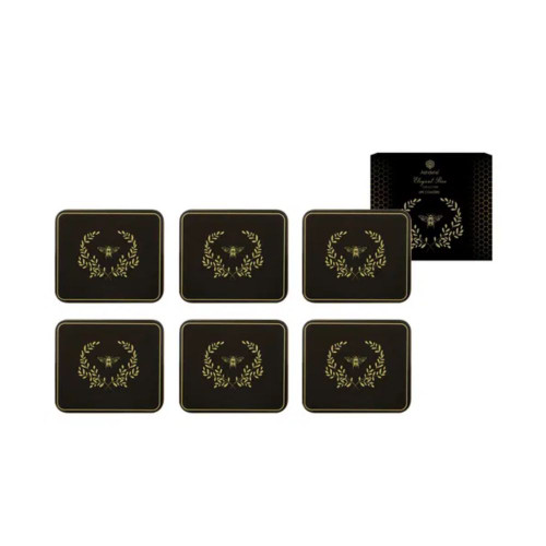 Elegant Bee 6pk Coaster by Ashdene