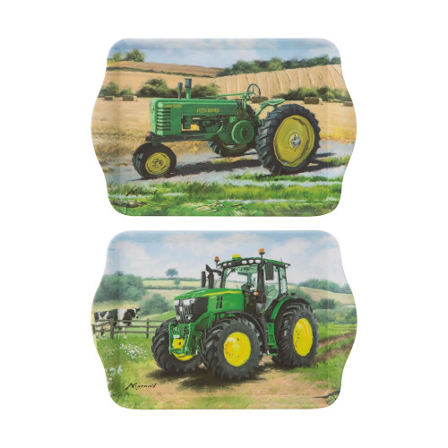 Tractors Then/Now John Deere 2pk Scatter Tray by Ashdene