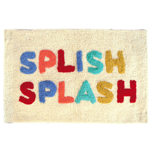 Splish Splash Novelty Bath Mat - Natural