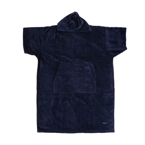 Wylie Adult Hooded Beach Poncho Navy