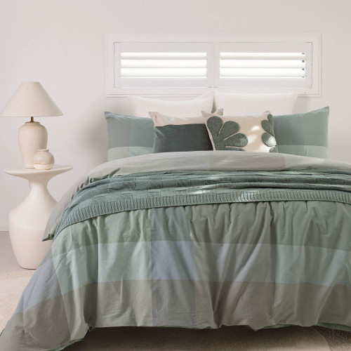 Sullivan Duvet Cover Set Sage