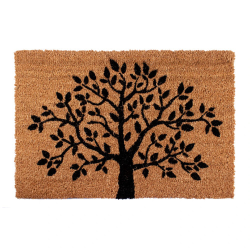 Tree Sillouette Coir Door Mat