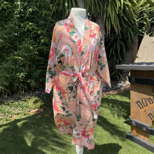 Fleur Kimono Robe Blush Fleur Kimono Robe Blush